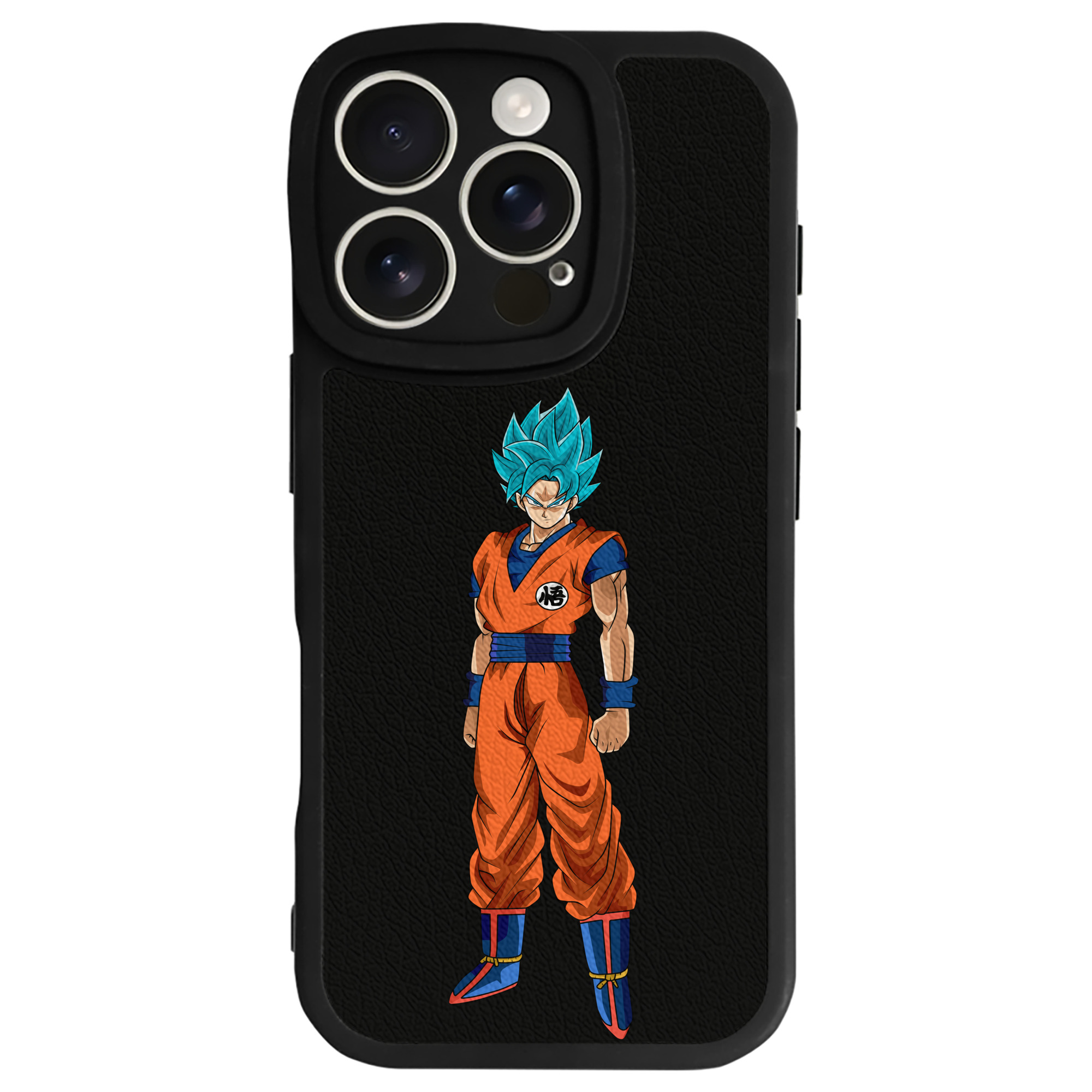 （画像用） ドラゴンボール 孫悟空（そん ごくう）Son Goku カカロット DRAGON BALL Kakarotto 【iPhone 16シリーズ対応】シリコンスマホケース（レザー調） 材質：シリコン